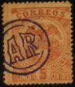 LT 131 overprinted AR in circle
