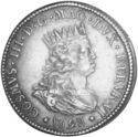 1 Tollero (Cosimo III Medici. Narrow bust)