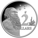 2 Dollars (Aboriginal Elder - Silver edition)