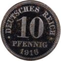 10 Pfennig (A, D, E, F, G, J)