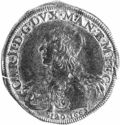½ Ducatone (120 Soldi. Carlo II Gonzaga-Nevers)