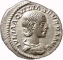 1 Denarius (Aquilia Severa - Concordia)