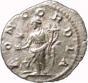 1 Denarius (Aquilia Severa - Concordia)
