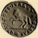 ½ Lire (Ferdinando Carlo Gonzaga-Nevers. No date)