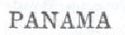 Map of the Panama isthmus Overprinted