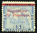 Map of Panama Overprinted