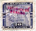 Map of Panama Overprinted