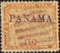 Map of Panama Overprinted