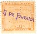 Map of Panama Overprinted