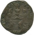 1 Parpagliola (5 Soldi. Carlo II Gonzaga-Nevers. No date)