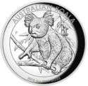 8 Dollars (Australian Koala. High Relief)