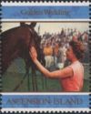Queen Elizabeth with polo pony