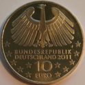 10 Euro (100 Years Elbe Tunnel "Silver Edition")