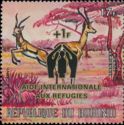 Grant's Gazelle (Gazella granti) with overprint