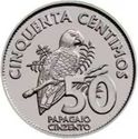 50 Cêntimos (Gray parrot)