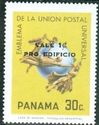 UPU Emblem Overprinted