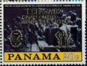 Bolivar Monument Overprinted in gold Type X