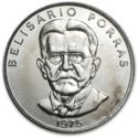 5 Balboas (Belisario Porras, LEY 0.925 Error)