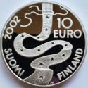 10 Euro (200th Birthday of Elias Lönnrot)