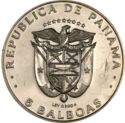 5 Balboas (Belisario Porras - Error LEY 0.500)
