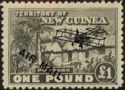 Native Huts and Palm Trees - Overprinted