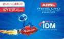IDM, ADSL 2Mb/45GB