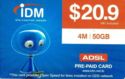 IDM, ADSL 4Mb/50GB
