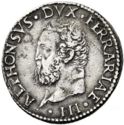 1 Testone (Alfonso I d´Este. No date)