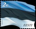 National Flag of Estonia (2 €)(2018 Reprint)