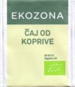 Čaj od Koprive, fs EU organic farming logo, dif text, 65x56