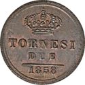 2 Tornesi (Ferdinando II of the Two Sicilies)