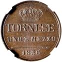 1½ Tornesi (Ferdinando II of the Two Sicilies)