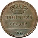 5 Tornesi (Ferdinand I of the Two Sicilies)