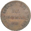 10 Centesimi (Napoleonic Occupation. Joachim Murat)