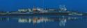 Kazan Kremlin. Panoramic view from riverside