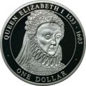 1 Dollar (British History: Queen Elizabeth I)