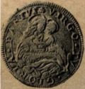 2 Lire (Alfonso II Gonzaga. No date)