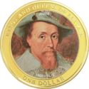 1 Dollar (King James I)
