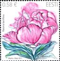 Peony (Paeonia lactiflora) (Perf 12 3/4:13)