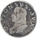 1 Testone (Alfonso I d'Este. No date)