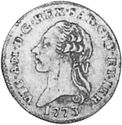 ¼ Doppie (Victorio Amedeo III 1773~1796)