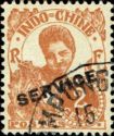 Cambodian Woman overprinted