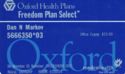 Oxford Health Plans