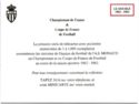 Association Sportive De Monaco 1962/63 - Le Doublé