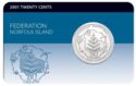 20 Cents (Centenairy of the Federation of Australia - Norfolk Island)