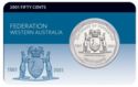 50 Cents (Centenairy of the Federation of Australia Western Australia) 