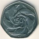 50 Pence (Five Dolphins)