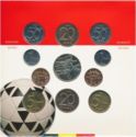 Various Francs (Mint set 1994 - World championship football in USA)