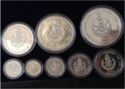 Various Dollars (Proof set 1994 - 10 Anniversary of Independence)