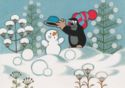 Little Mole (Krteček) and Snowman